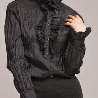 Pattern 545 Fitted Shirt with Jabot Frill