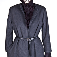 Jacket pattern with the frilly shirt