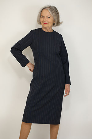 Panel Dress with Two Piece Sleeve PDF Sewing Pattern by Angela Kane
