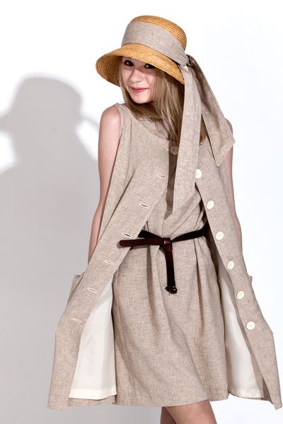 Two piece using classic shift pattern - download pattern print and learn to sew