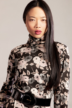 Sewing with Jersey - Polo Neck Jersey Dress - download and print the pattern
