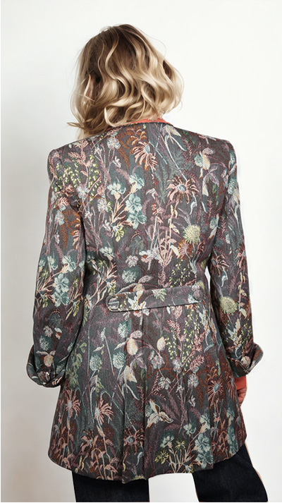 Frock Coat PDF sewing pattern 657 on model