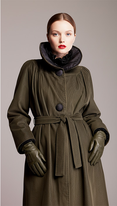 Photo of Sewing Pattern the Yoked & Gathered Coat, On Line Downloadable PDF Sewing Pattern 673